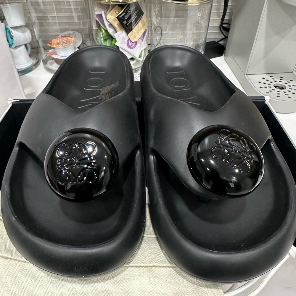 Loewe Anagram thong sandals